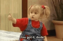 Thumbs Up You Got It Dude GIF - Thumbs Up You Got It Dude Full House GIFs