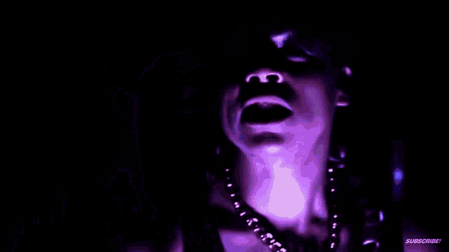 a couple of people with glow in the dark face paint and the words you belong to us now .