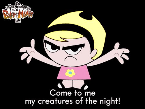 Come To Me My Creatures Of The Night Mandy GIF - Come To Me My Creatures Of The Night Mandy The Grim Adventures Of Billy And Mandy GIFs