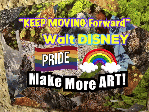 a poster for walt disney pride and make more art