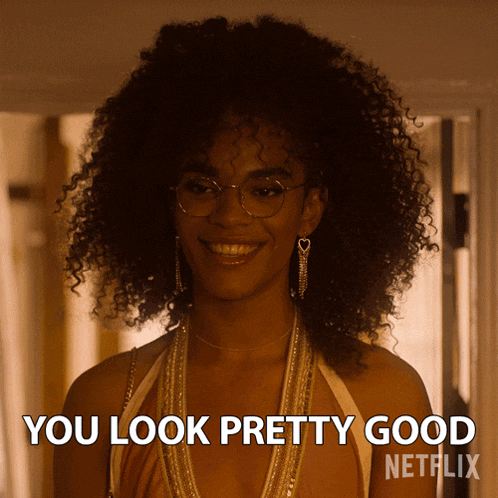 You Look Pretty Good Elle Argent GIF - You Look Pretty Good Elle Argent Heartstopper GIFs