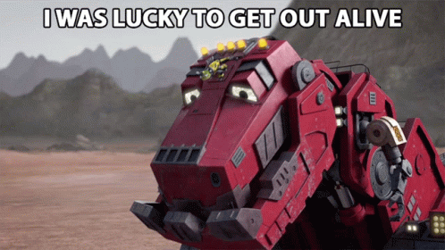 I Was Luck To Get Out Alive Ty Rux GIF - I Was Luck To Get Out Alive Ty Rux Andrew Francis GIFs