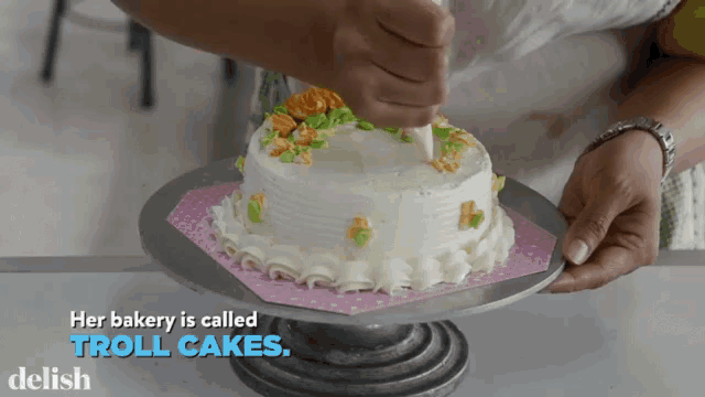 Troll Cakes Bakery GIF - Troll Cakes Bakery Baker GIFs