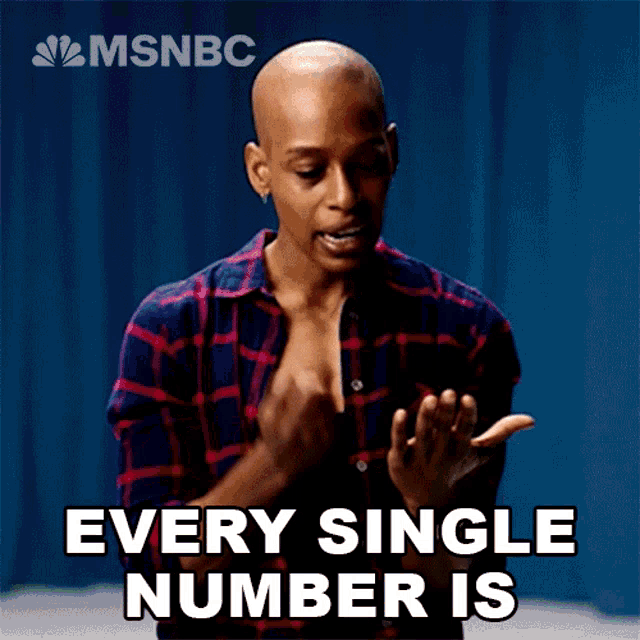Every Single Number Is Popping Popping Popping Msnbc GIF