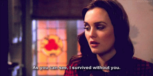 Leighton Meester I Survived Without You GIF - Leighton Meester I Survived Without You Gossip Girl GIFs