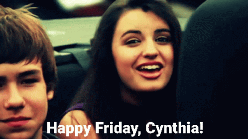 Ntuni Happy Friday GIF - Ntuni Happy Friday Cynthia GIFs