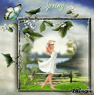 Spring Butterfly GIF - Spring Butterfly Girl GIFs