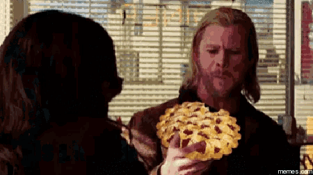 Pie Another One GIF - Pie Another One Thor GIFs