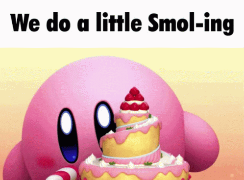 Kirby Kirbys Dream Buffet GIF - Kirby Kirbys Dream Buffet Shrink GIFs