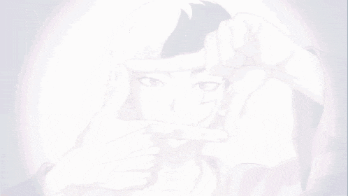 a drawing of a person making a frame with their fingers