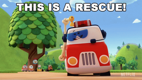 This Is A Rescue Carolyn Firetruck GIF - This Is A Rescue Carolyn Firetruck Go Go Cory Carson GIFs