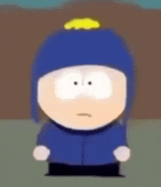 a cartoon character with a blue hat and a yellow flower on his head is standing in a field .