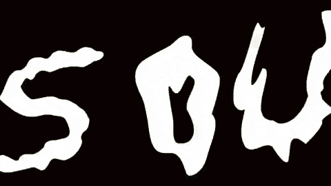 a green silhouette of a person with the letter m in the middle