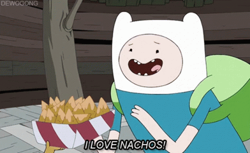 Adventure Time Finn GIF - Adventure Time Finn I Love Nachos GIFs