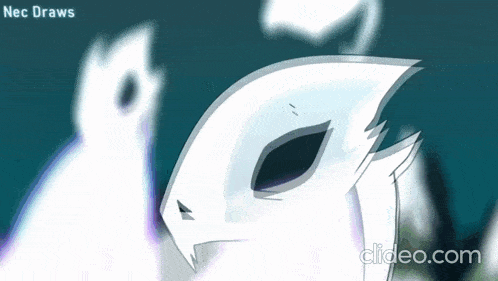 a drawing of a ghost with nec draws written on the bottom right