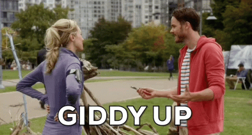 Paul Campbell Surprised By Love GIF - Paul Campbell Surprised By Love Giddy Up GIFs