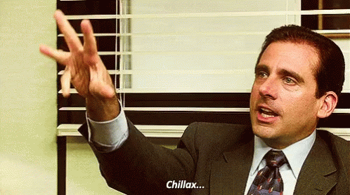 Chillax Steve Carrell GIF - Chillax Steve Carrell The Office GIFs