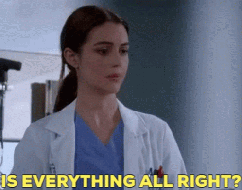 Greys Anatomy Jules Millin GIF - Greys Anatomy Jules Millin Is Everything All Right GIFs