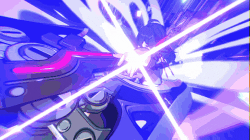 a purple background with a few lines of light on it