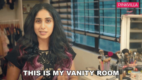 This Is My Vanity Room Neha Bhasin GIF - This Is My Vanity Room Neha Bhasin Pinkvilla GIFs