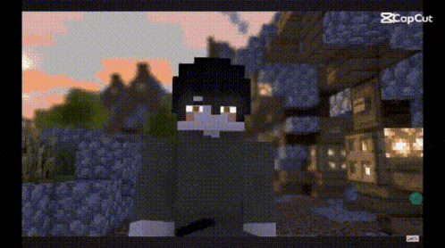 a screenshot of a video game called minecraft with a person wearing a mask
