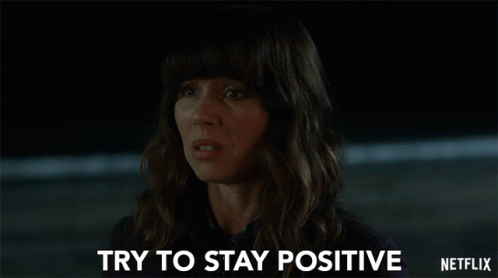 Try To Stay Positive Linda Cardellini GIF - Try To Stay Positive Linda Cardellini Judy Hale GIFs