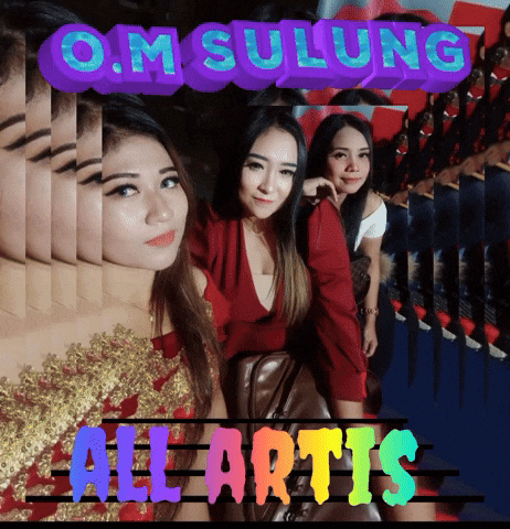 a collage of three women with the words om sulung all artis on the top