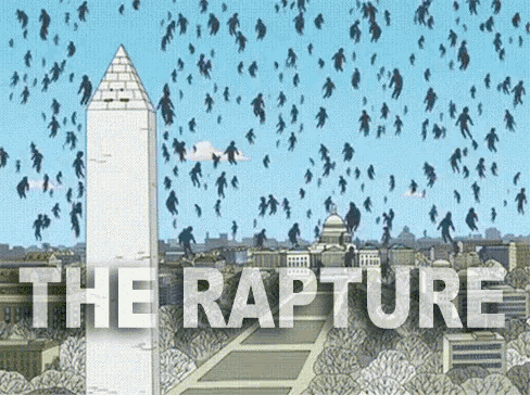 The Rapture GIF - The Rapture Statue Of Liberty Great Wall Of China GIFs