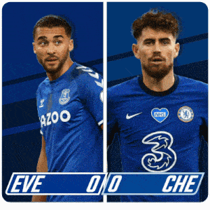 Everton F.C. Vs. Chelsea F.C. Half-time Break GIF - Soccer Epl English Premier League GIFs