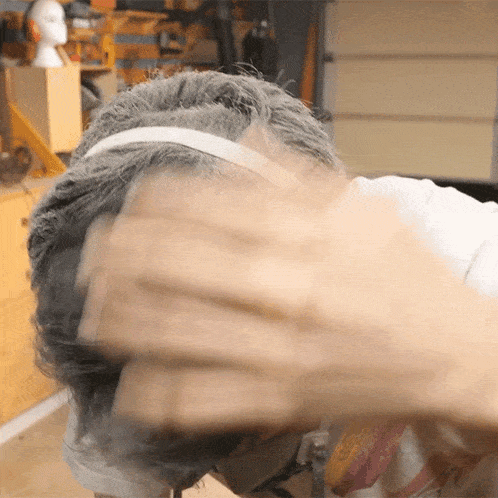 Dusting Off The Hair Devin Montes GIF