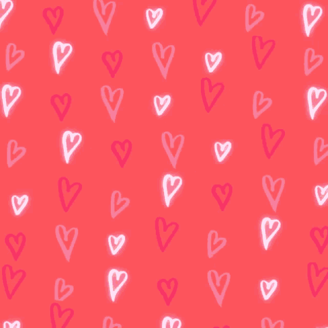 a pink background with hearts and the words happy mother 's day in white