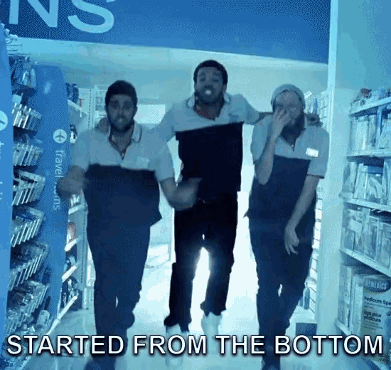 Started From The Bottom Now Were Here GIF - Started From The Bottom Now Were Here Bouncing GIFs