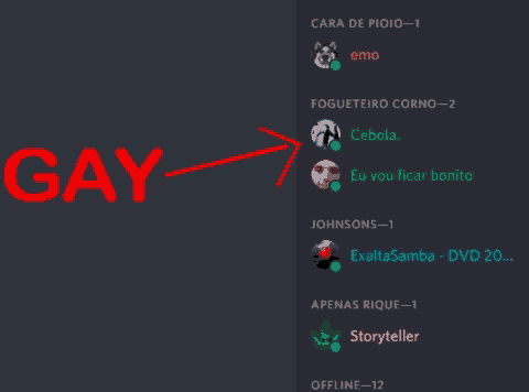a screenshot of a discord channel with a few people on it