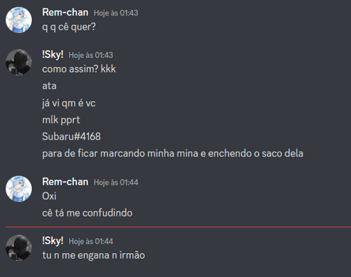 a screenshot of a chat with rem-chan