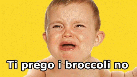Broccoli Verdura Odio I Broccoli Mangiare Cibo Bambino Piangere GIF - Broccoli Vegetables Hate Broccoli GIFs