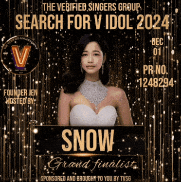 the verified singers group search for v idol 2024 is sponsored by tvsg