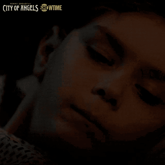 penny dreadful city of angels showtime poster with a woman sleeping