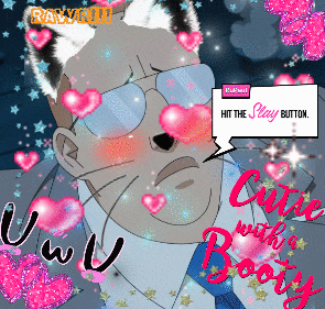 a cartoon of a man with a speech bubble saying hit the stay button