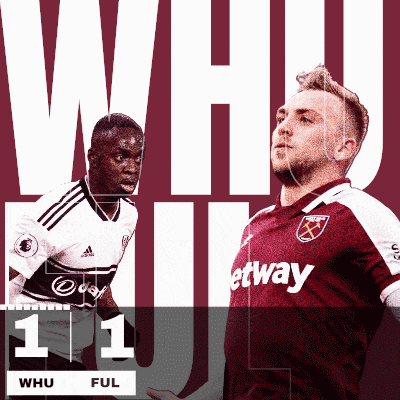 two soccer players standing next to each other with the words " whu ful " on the bottom