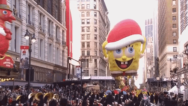 Spongebob Christmas GIF