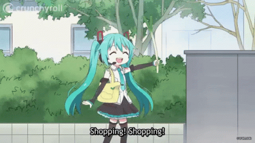 Shopping Miku GIF - Shopping Miku Hatsune Miku GIFs