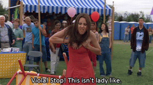 Viola! Stop! This Isn'T Lady Like! - She'S The Man GIF - Shes The Man Amanda Bynes Viola GIFs