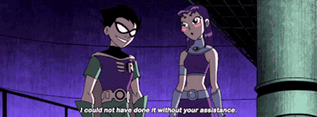 Teen Titans Starfire GIF - Teen Titans Starfire I Could Not Have Done It GIFs