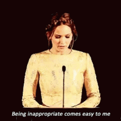 Jennifer Lawrence Being Inappropriate Comes Easy To Me GIF - Jennifer Lawrence Being Inappropriate Comes Easy To Me GIFs