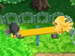 Chocobo Seesaw GIF - Chocobo Seesaw Final Fantasy Fables GIFs