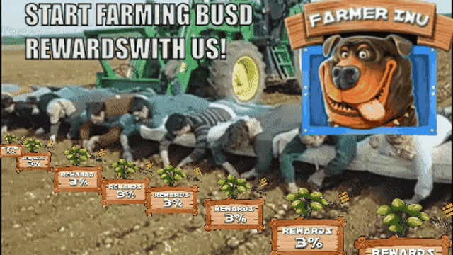 a screenshot of a game called farmer inu