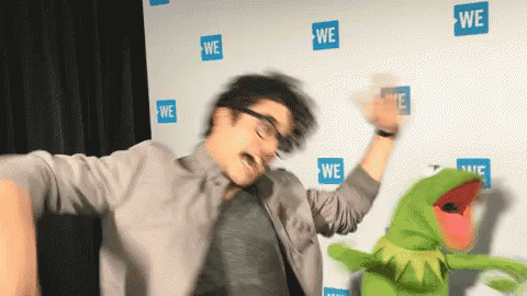 Darren Criss Kermit GIF - Darren Criss Kermit Dance GIFs