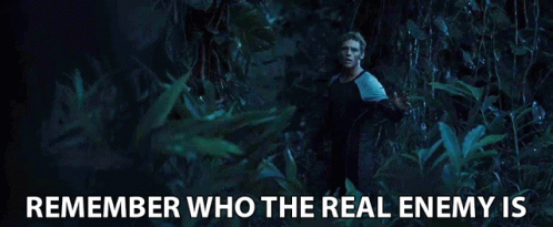 Remember Who The Real Enemy Is Sam Claflin GIF - Remember Who The Real Enemy Is Sam Claflin Finnick Odair GIFs