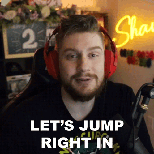 Let'S Jump Right In Shawn Gilhuly GIF - Let'S Jump Right In Shawn Gilhuly Shawn Games GIFs