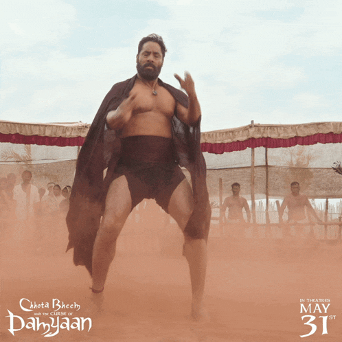 a poster for a movie called chota bheeh and the legend of damyaan